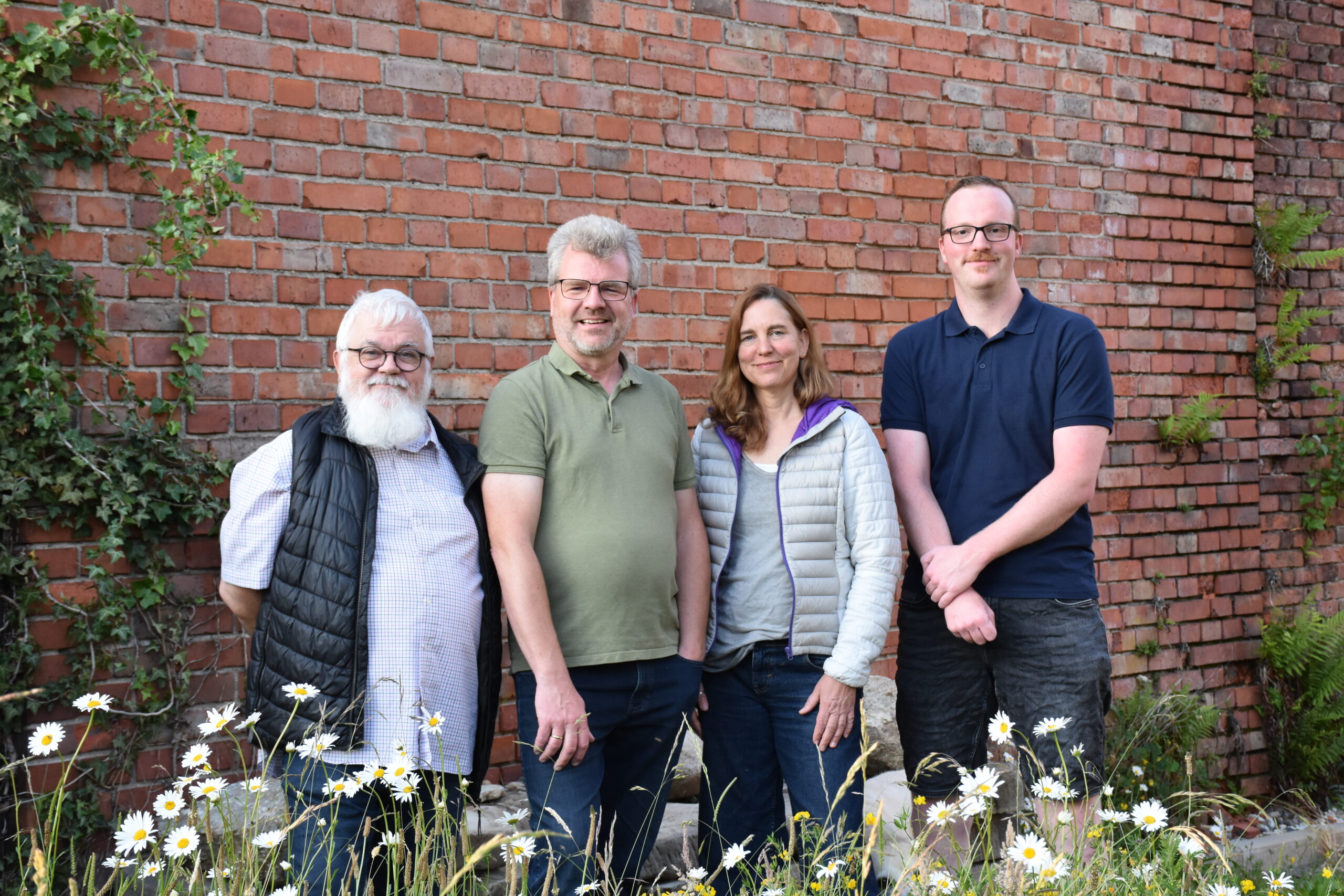 von links nach rechts Karl Friehs, Michael Walkling, Silke Block und Christopher Wolpert